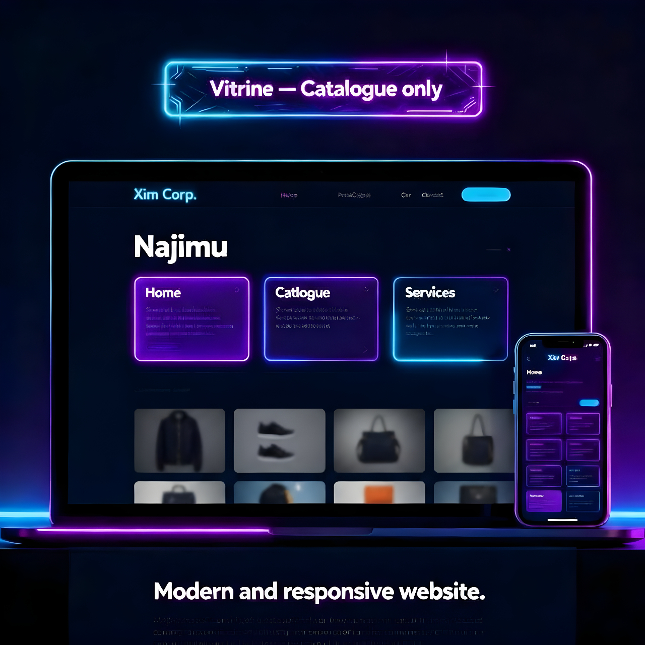 Site Vitrine Catalogue